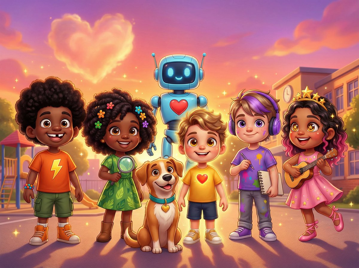 A Turma do Coração unida